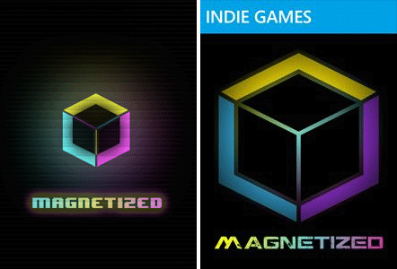 The authentic logo by Rocky Hong is on the left. The unauthorized XBLIG port on the right. Mind you, Mr. Hong had plans to bring out more commercial ports of his game. 