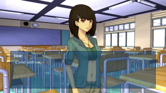 After I saw this picture on the marketplace, I named my character "John Conner" and pretended that one of the girls was secretly building Skynet instead of an indie game. It was almost fun.