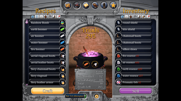 I try crafting something that's kind of logical-ish.