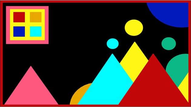 Side note: I've seen abstract art like this fetch thousands in the Bay Area. Perhaps the developers wasted their time with this silly indie game crap. 