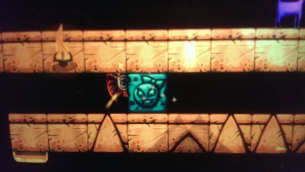 My mascot "Sweetie" making a cameo in Ian's latest game, Escape Goat 2. Just, wow. 