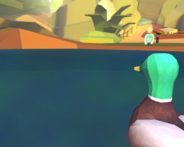 A duck? Ducks don't get cancer. They choke.