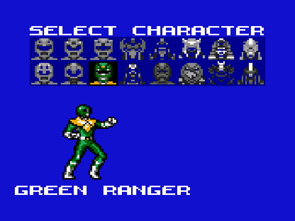 Mighty Morphin Power Rangers Game Gear | Indie Gamer Chick